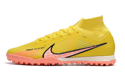 Nike Air Zoom Mercurial Superfly 9 Elite TF Artificial Turf Soccer Shoes - Yellow/Pink/Black