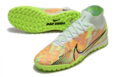 Nike Air Zoom Mercurial Superfly 9 Elite TF Artificial Turf Soccer Shoes - Yellow/Brown/Black