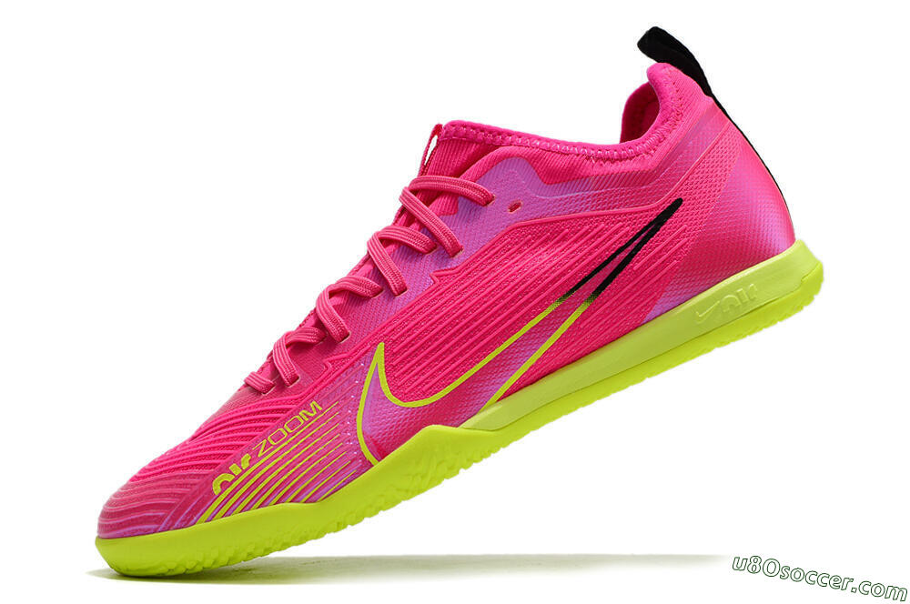 Nike Air Zoom Mercurial Vapor 15 Pro IC Indoor & Futsal Soccer Shoes - Pink/Yellow/Black 5