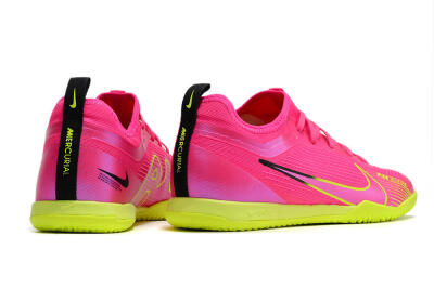 Nike Air Zoom Mercurial Vapor 15 Pro IC Indoor & Futsal Soccer Shoes - Pink/Yellow/Black