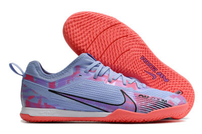 Nike Air Zoom Mercurial Vapor 15 Pro IC Indoor & Futsal Soccer Shoes - Blue/Purple/Red
