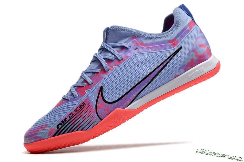 Nike Air Zoom Mercurial Vapor 15 Pro IC Indoor & Futsal Soccer Shoes - Blue/Purple/Red 5