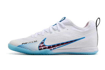 Nike Air Zoom Mercurial Vapor 15 Pro IC Indoor & Futsal Soccer Shoes - White/Blue/Pink