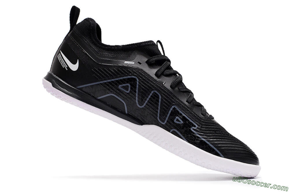 Nike Air Zoom Mercurial Vapor 15 Pro IC Indoor & Futsal Soccer Shoes - Black/White/Yellow 4