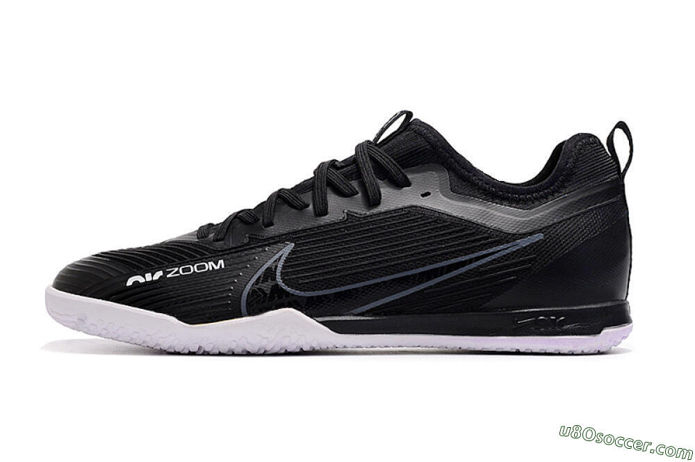 Nike Air Zoom Mercurial Vapor 15 Pro IC Indoor & Futsal Soccer Shoes - Black/White/Yellow 2