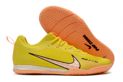 Nike Air Zoom Mercurial Vapor 15 Pro IC Indoor & Futsal Soccer Shoes - Yellow/Pink/Black