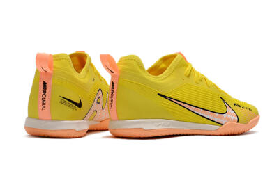 Nike Air Zoom Mercurial Vapor 15 Pro IC Indoor & Futsal Soccer Shoes - Yellow/Pink/Black
