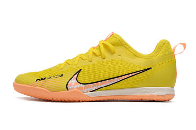 Nike Air Zoom Mercurial Vapor 15 Pro IC Indoor & Futsal Soccer Shoes - Yellow/Pink/Black
