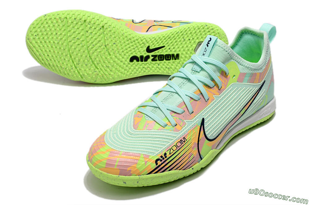 Nike Air Zoom Mercurial Vapor 15 Pro IC Indoor & Futsal Soccer Shoes - Yellow/Brown/Black 3