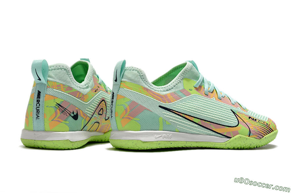 Nike Air Zoom Mercurial Vapor 15 Pro IC Indoor & Futsal Soccer Shoes - Yellow/Brown/Black 6