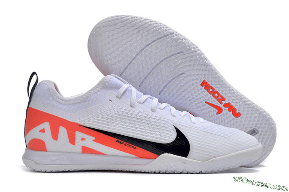 Nike Air Zoom Mercurial Vapor 15 Pro IC Indoor & Futsal Soccer Shoes - White/Black/Red 1