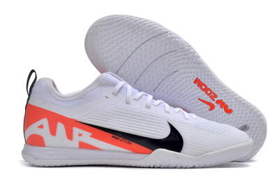 Nike Air Zoom Mercurial Vapor 15 Pro IC Indoor & Futsal Soccer Shoes - White/Black/Red