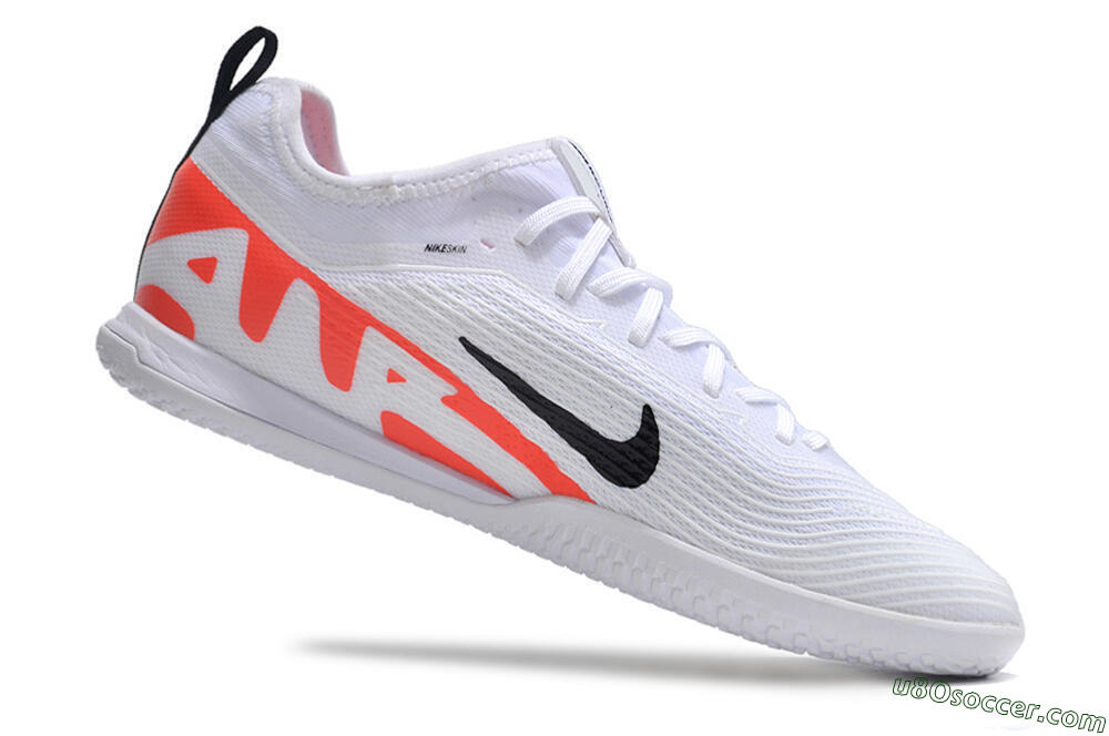 Nike Air Zoom Mercurial Vapor 15 Pro IC Indoor & Futsal Soccer Shoes - White/Black/Red 4