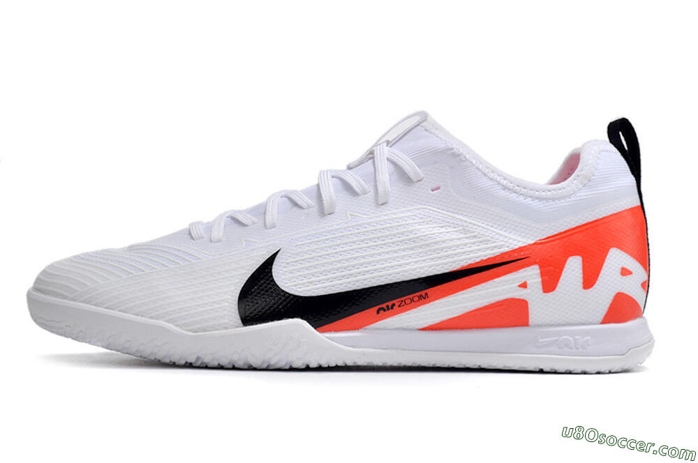 Nike Air Zoom Mercurial Vapor 15 Pro IC Indoor & Futsal Soccer Shoes - White/Black/Red 2