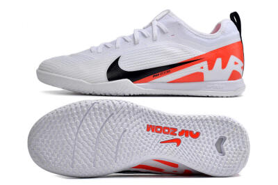 Nike Air Zoom Mercurial Vapor 15 Pro IC Indoor & Futsal Soccer Shoes - White/Black/Red