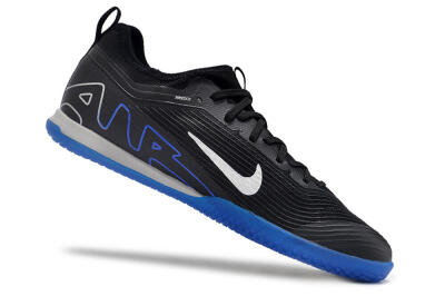 Nike Air Zoom Mercurial Vapor 15 Pro IC Indoor & Futsal Soccer Shoes - Black/Silver/Blue