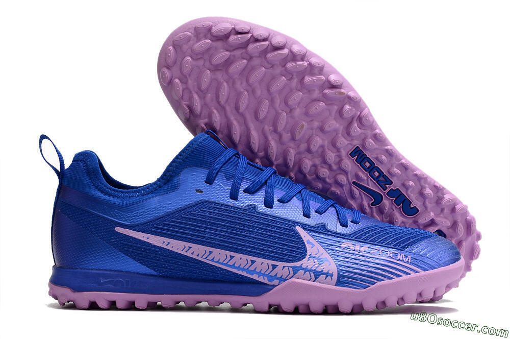 Nike Air Zoom Mercurial Vapor 15 Pro TF Artificial Turf Soccer Shoes - Blue/Purple 1