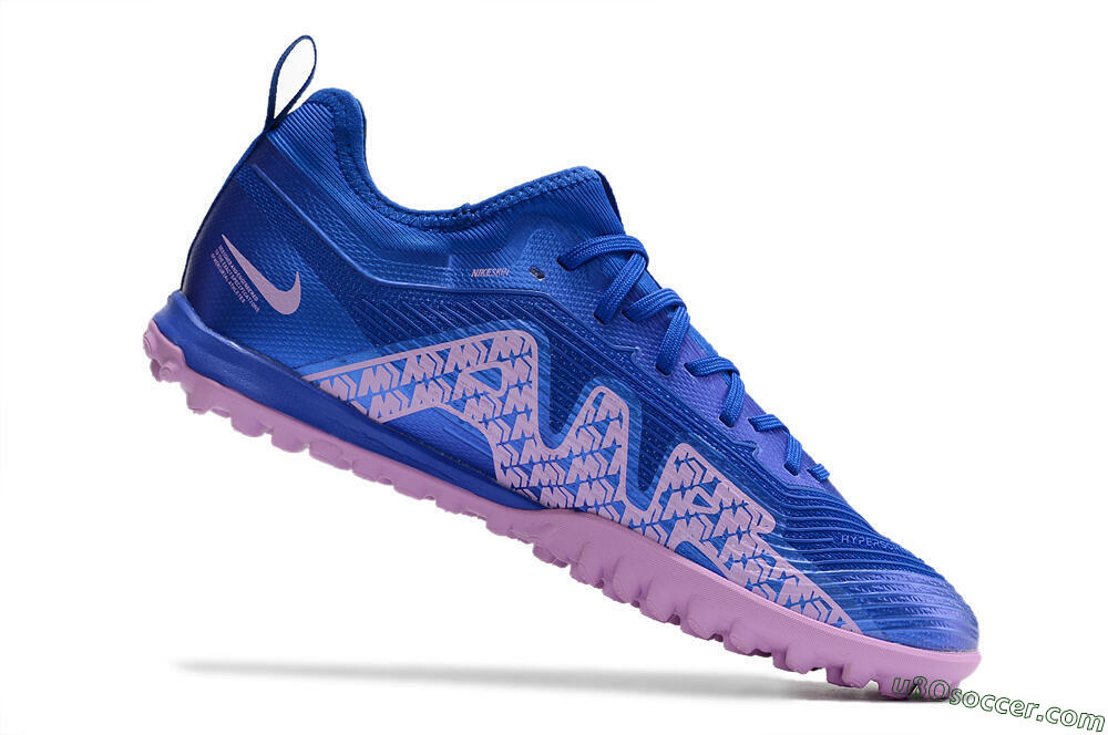 Nike Air Zoom Mercurial Vapor 15 Pro TF Artificial Turf Soccer Shoes - Blue/Purple 4