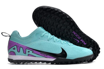 Nike Air Zoom Mercurial Vapor 15 Pro TF Artificial Turf Soccer Shoes - Blue/Black/Purple