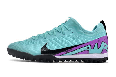 Nike Air Zoom Mercurial Vapor 15 Pro TF Artificial Turf Soccer Shoes - Blue/Black/Purple