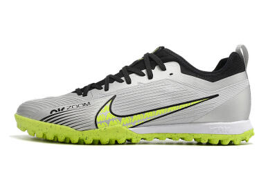 Nike Air Zoom Mercurial Vapor 15 Pro TF Artificial Turf Soccer Shoes - Silver/Yellow/Black