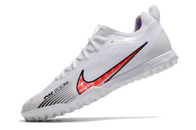 Nike Air Zoom Mercurial Vapor 15 Pro TF Artificial Turf Soccer Shoes - White/Black/Red