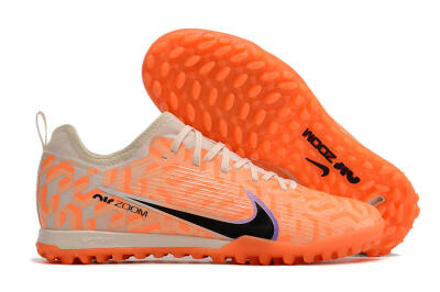 Nike Air Zoom Mercurial Vapor 15 Pro TF Artificial Turf Soccer Shoes - Orange/Purple/Black