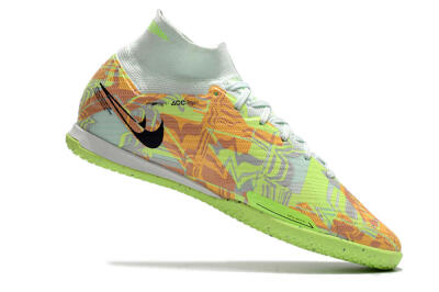Nike Air Zoom Mercurial Superfly 9 Elite IC Indoor & Futsal Soccer Shoes - Yellow/Brown/Black