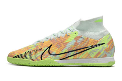 Nike Air Zoom Mercurial Superfly 9 Elite IC Indoor & Futsal Soccer Shoes - Yellow/Brown/Black