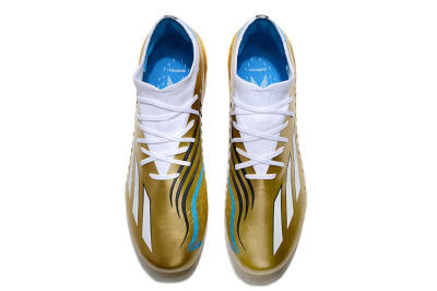 Adidas X Speedportal .1 FG Firm Ground Soccer Cleats - Gold/White/Blue
