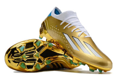 Adidas X Speedportal .1 FG Firm Ground Soccer Cleats - Gold/White/Blue