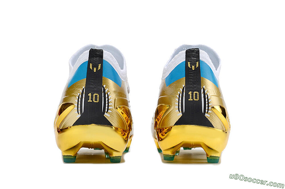 Adidas X Speedportal .1 FG Firm Ground Soccer Cleats - Gold/White/Blue 5