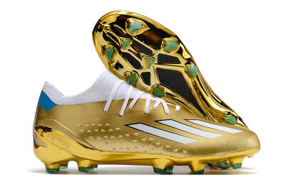 Adidas X Speedportal .1 FG Firm Ground Soccer Cleats - Gold/White/Blue