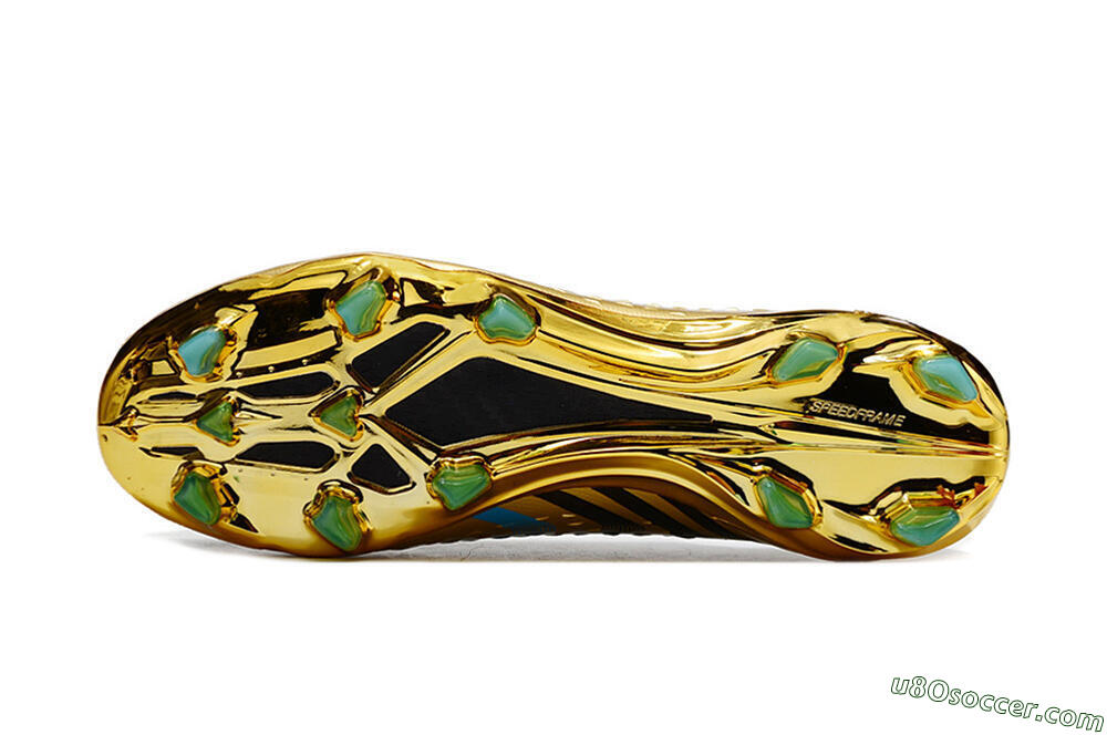 Adidas X Speedportal .1 FG Firm Ground Soccer Cleats - Gold/White/Blue 7