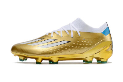 Adidas X Speedportal .1 FG Firm Ground Soccer Cleats - Gold/White/Blue