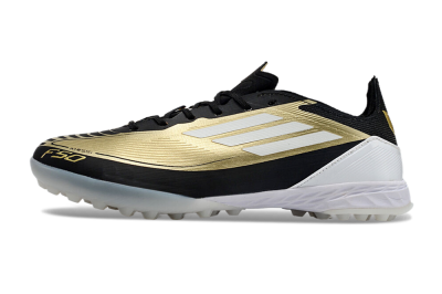Adidas F50 Elite TF Artificial Turf Soccer Shoes - Gold/White/Black