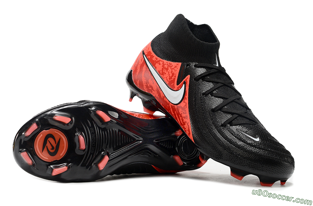 Nike Phantom Luna Elite FG Firm Ground Soccer Cleats - Black/Red/White 0