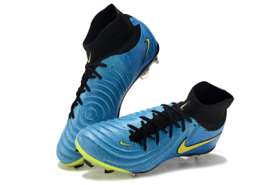 Nike Phantom Luna Elite FG Firm Ground Soccer Cleats - Blue/Yellow/Black