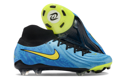 Nike Phantom Luna Elite FG Firm Ground Soccer Cleats - Blue/Yellow/Black