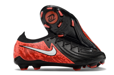Nike Phantom Luna Elite FG Firm Ground Soccer Cleats - Black/Red/White