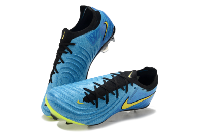 Nike Phantom Luna Elite FG Firm Ground Soccer Cleats - Blue/Yellow/Black