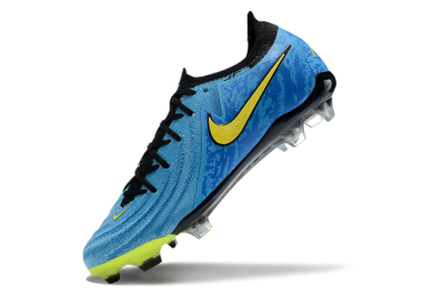 Nike Phantom Luna Elite FG Firm Ground Soccer Cleats - Blue/Yellow/Black