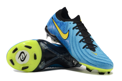 Nike Phantom Luna Elite FG Firm Ground Soccer Cleats - Blue/Yellow/Black