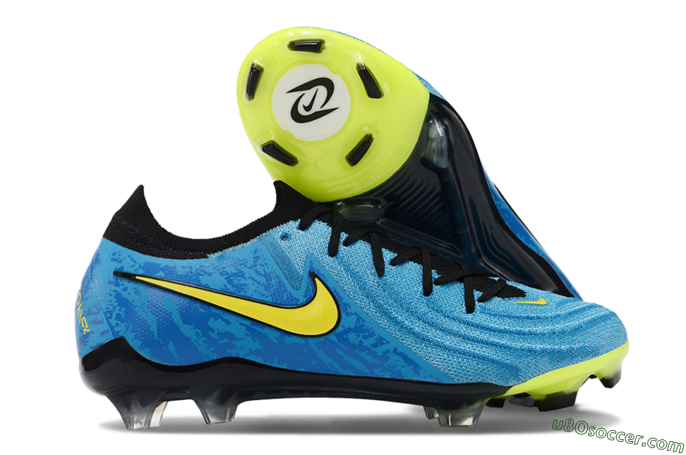 Nike Phantom Luna Elite FG Firm Ground Soccer Cleats - Blue/Yellow/Black 1