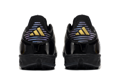 Adidas F50 Elite TF Artificial Turf Soccer Shoes - Black/Silver/Purple