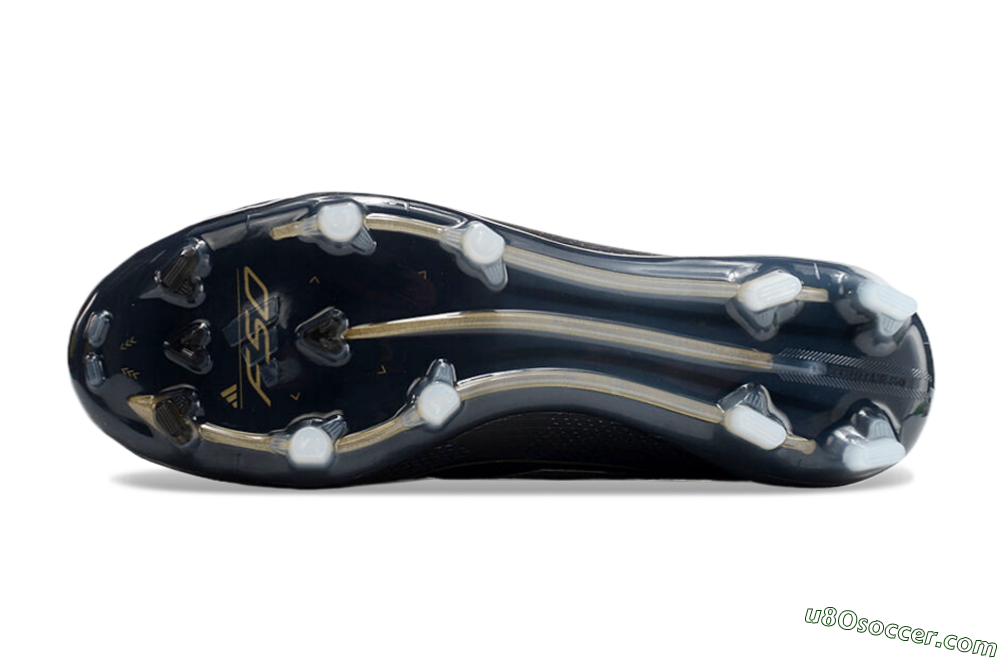 Adidas F50 Elite FG Firm Ground Soccer Cleats - Black/Silver/Purple 7