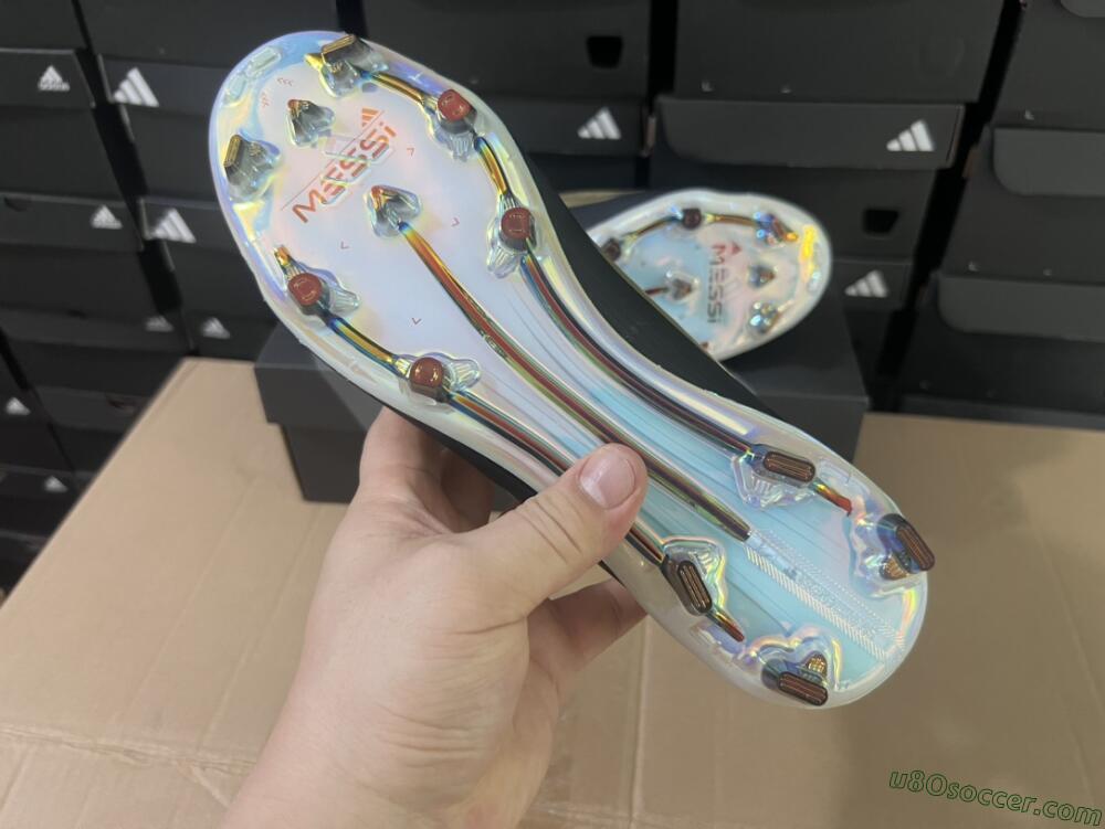 Adidas F50 Adizero Messi FG Firm Ground Soccer Cleats - Gold/White/Black