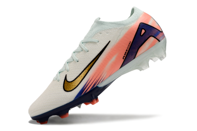 Nike Air Zoom Mercurial Vapor 16 Elite FG Firm Ground Soccer Cleats - Pink/Gold/Blue