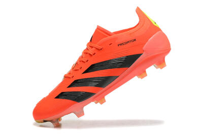 Adidas Predator Elite 24 FG Firm Ground Soccer Cleats - Red/Black/Yellow