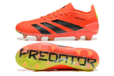 Adidas Predator Elite 24 FG Firm Ground Soccer Cleats - Red/Black/Yellow